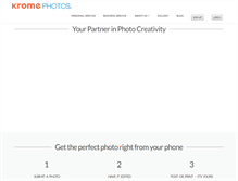Tablet Screenshot of kromephotos.com